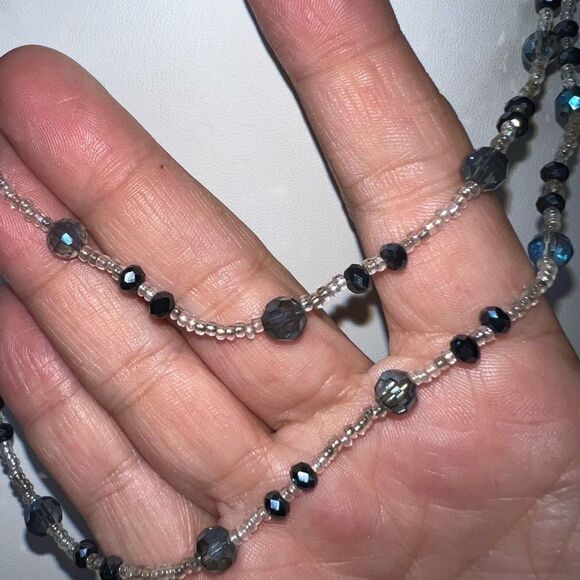 Vintage Double Layer Seed Bead Necklace - Picture 5 of 8